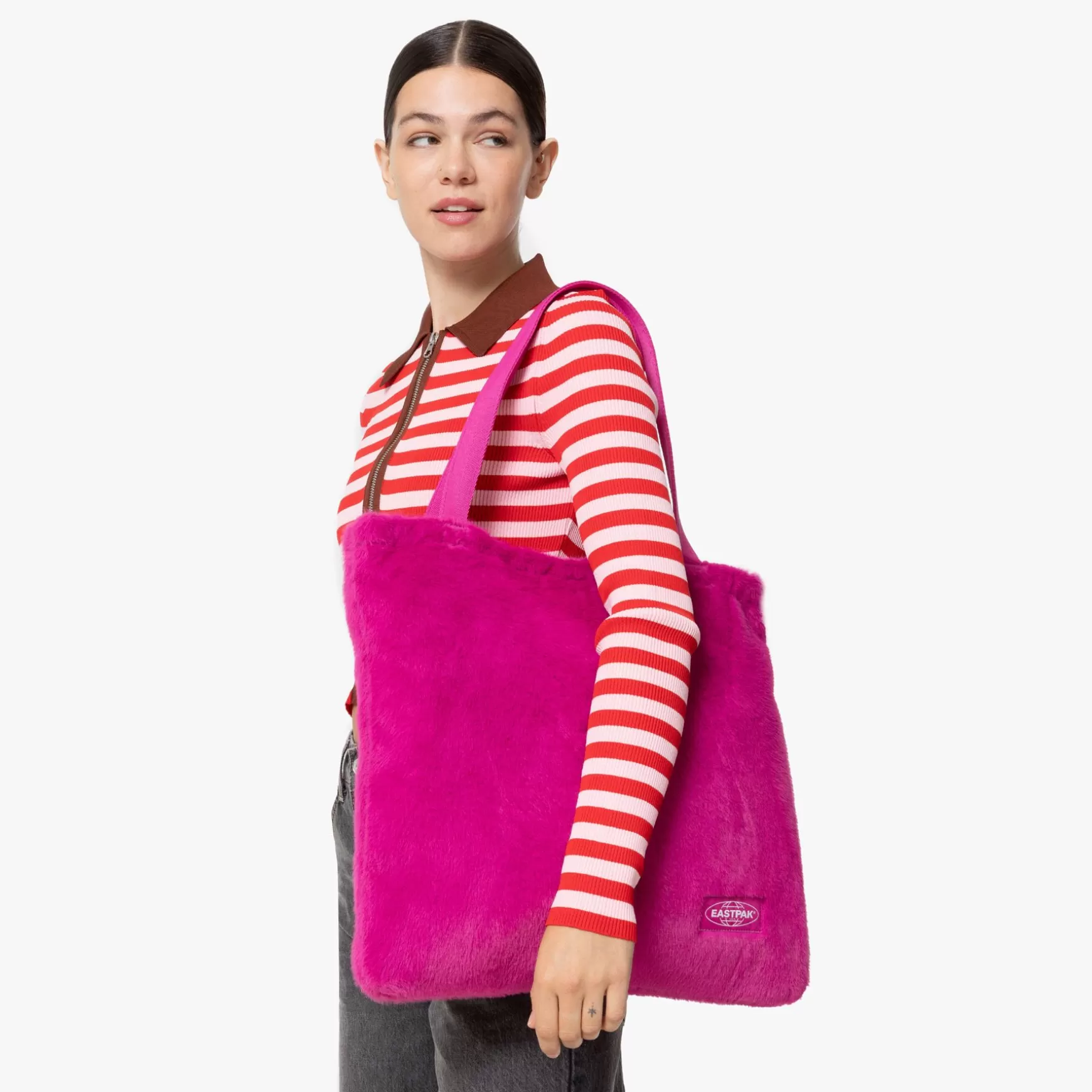 Cheap Eastpak CHARLIE Fuzzy Fuchsia