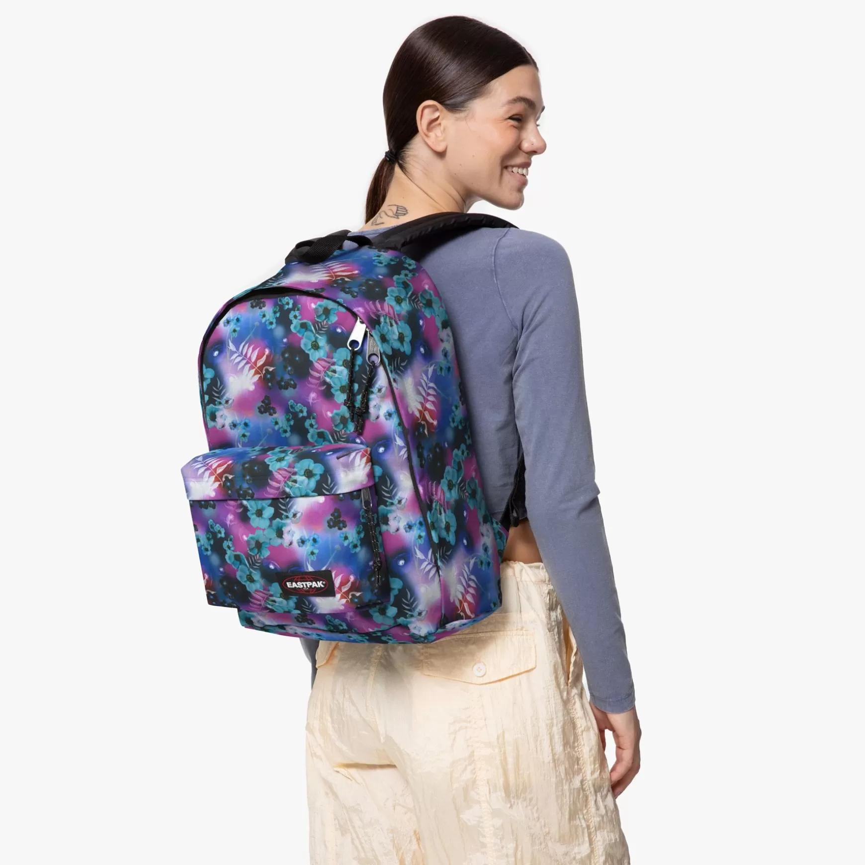 Hot Eastpak OUT OF OFFICE Dreamflower Dark