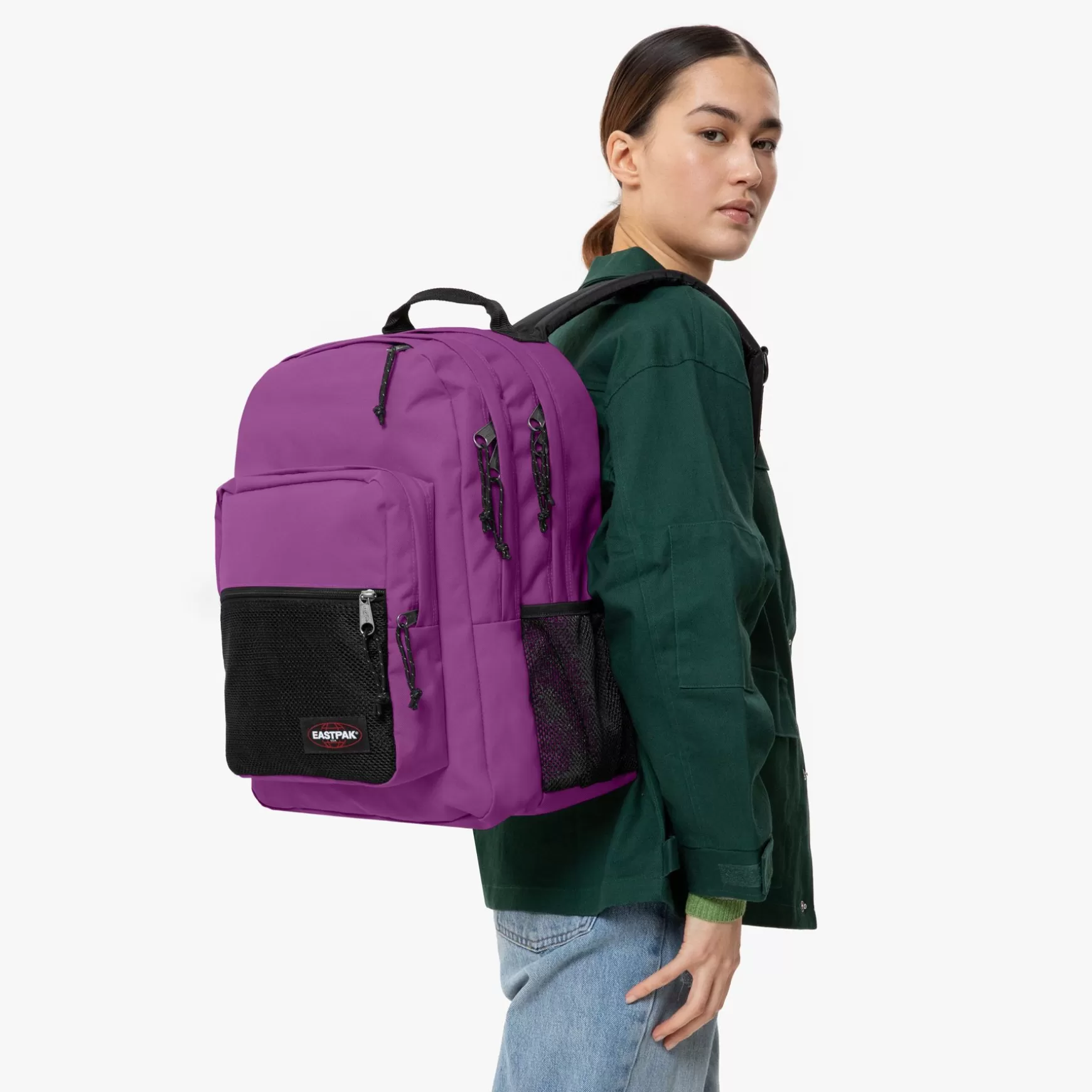 Shop Eastpak PINZIP Fig Purple