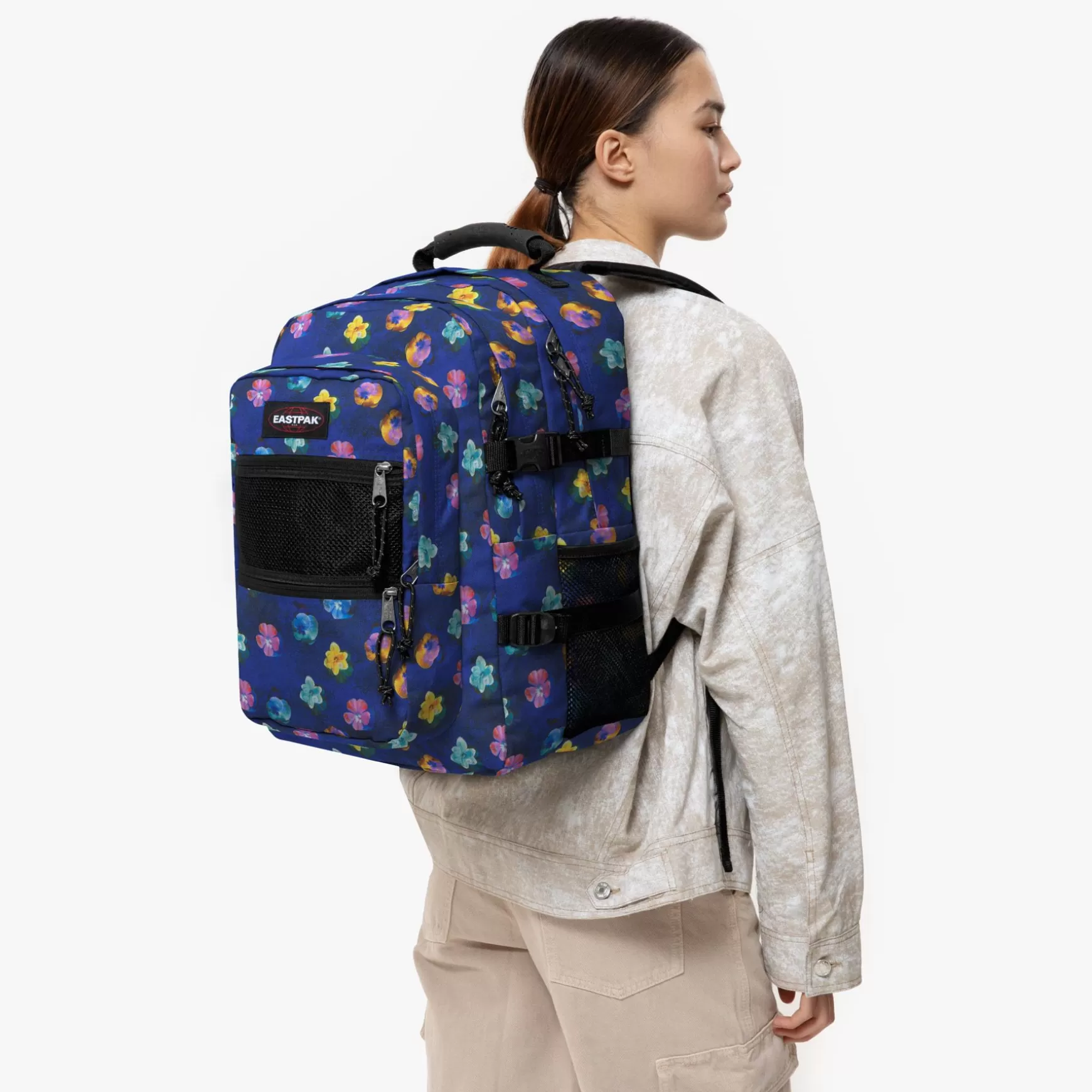 Clearance Eastpak SUPLYER Flower Blur Navy