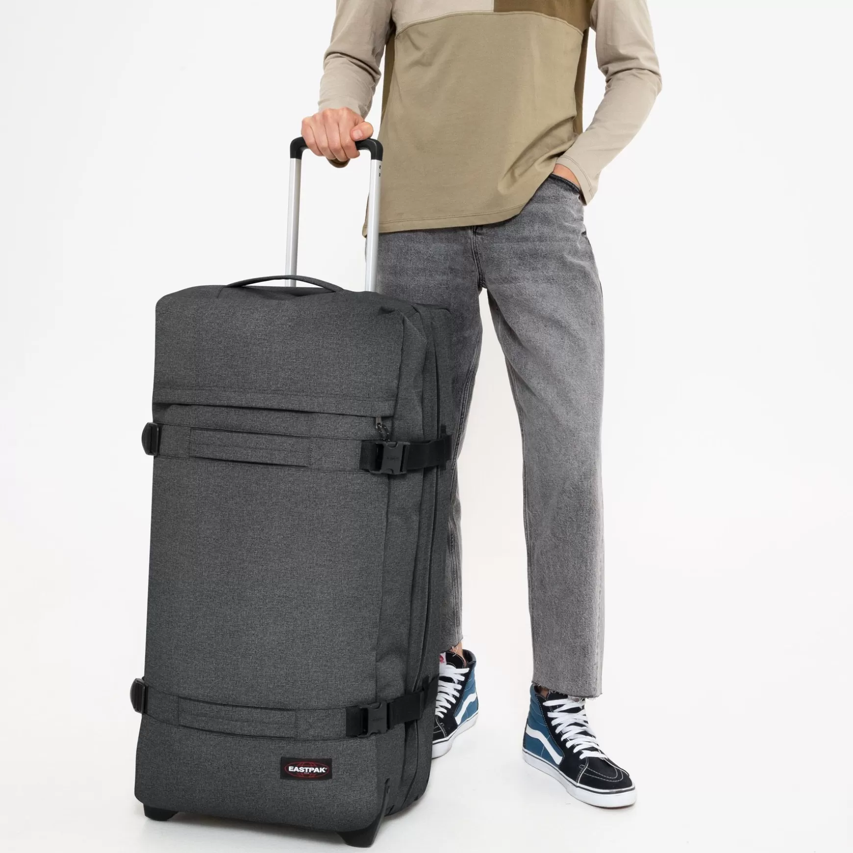 Best Sale Eastpak TRANSIT'R L Black Denim