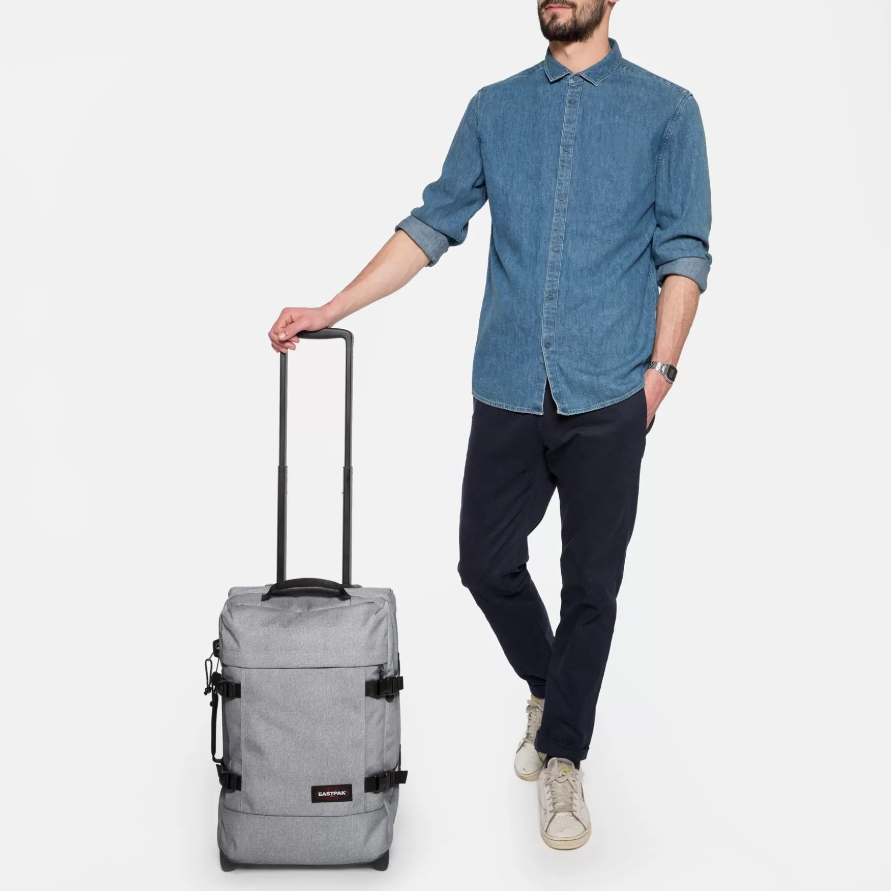 Shop Eastpak TRANVERZ S Sunday Grey